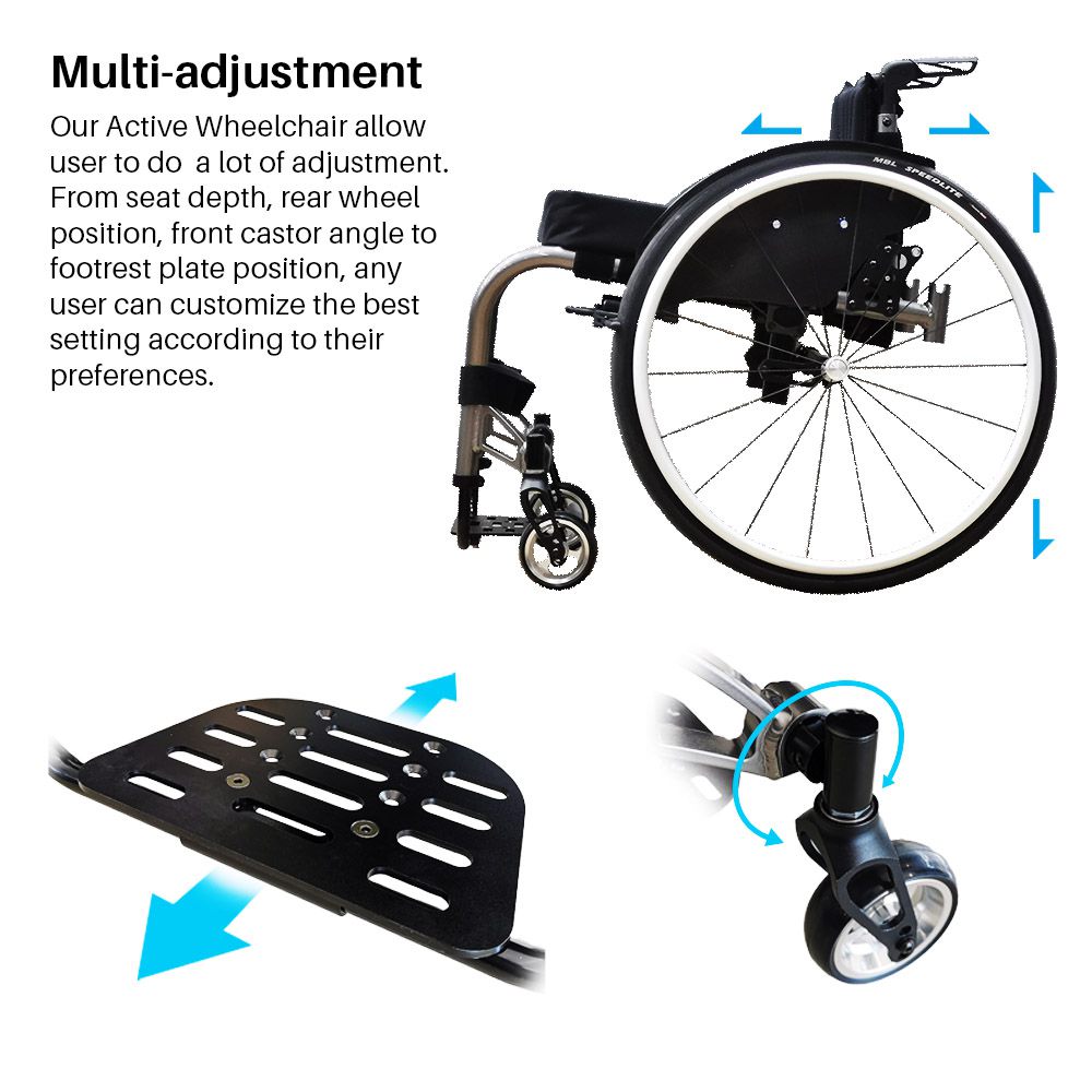 Active Wheelchair - 17" 4