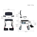 Comfort Commode Wheelchair 9