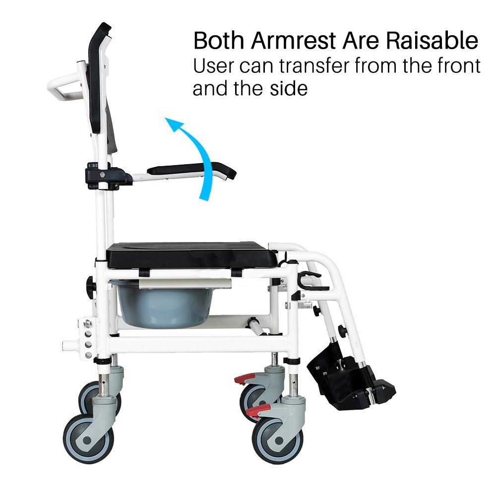 Comfort Commode Wheelchair 12