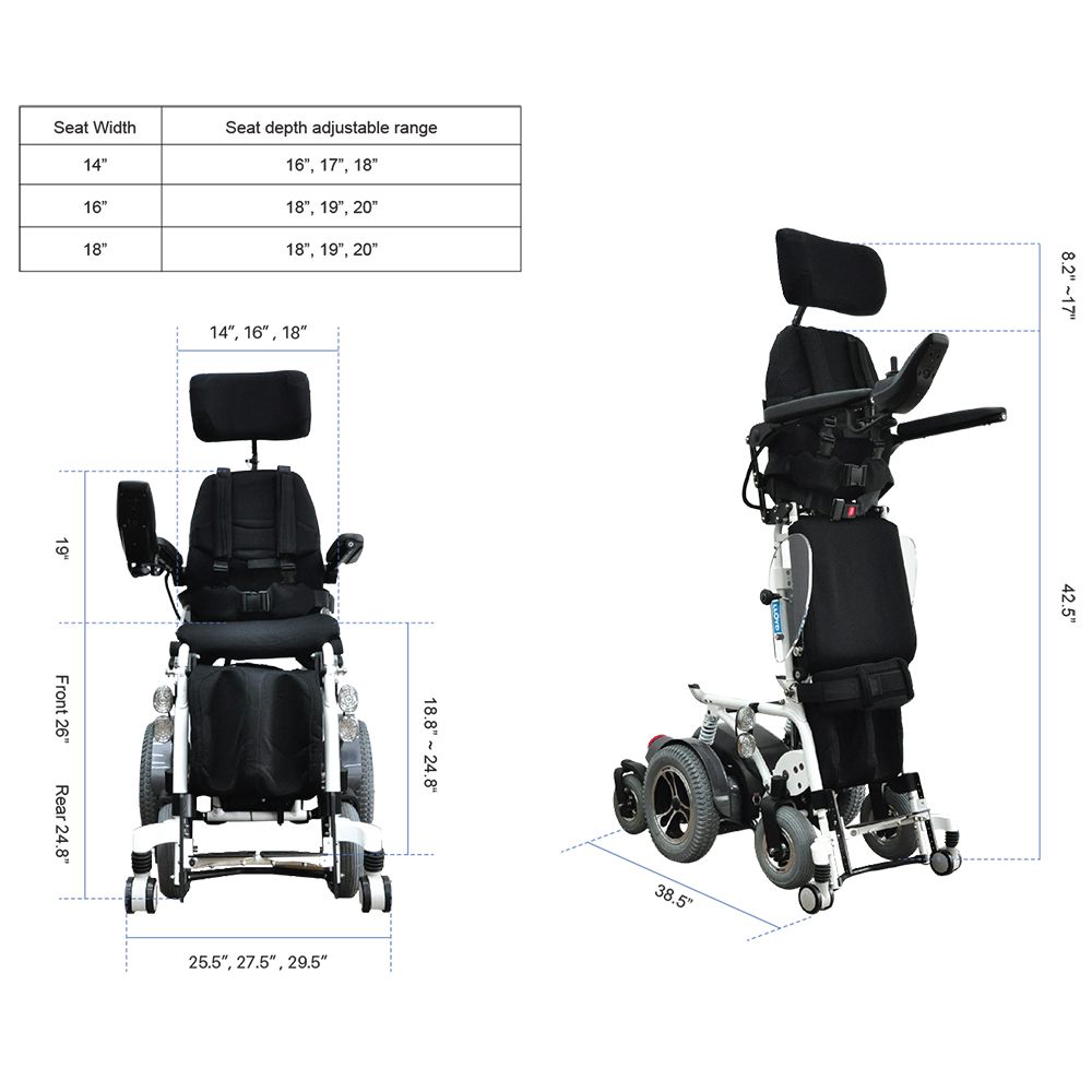 Draco - The Most Functional Full-automatic Standing Wheelchair 5