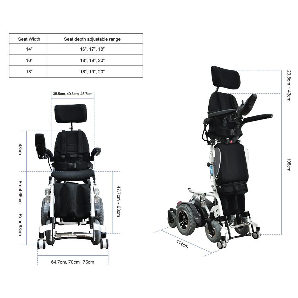 Draco - The Most Functional Full-automatic Standing Wheelchair 6