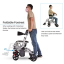 Foldawheel Walker - Multi Purpose Wheelchair and Walker 2 in 1 4