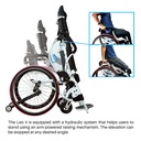Leo - The Lightest Standing Wheelchair - 16" 2