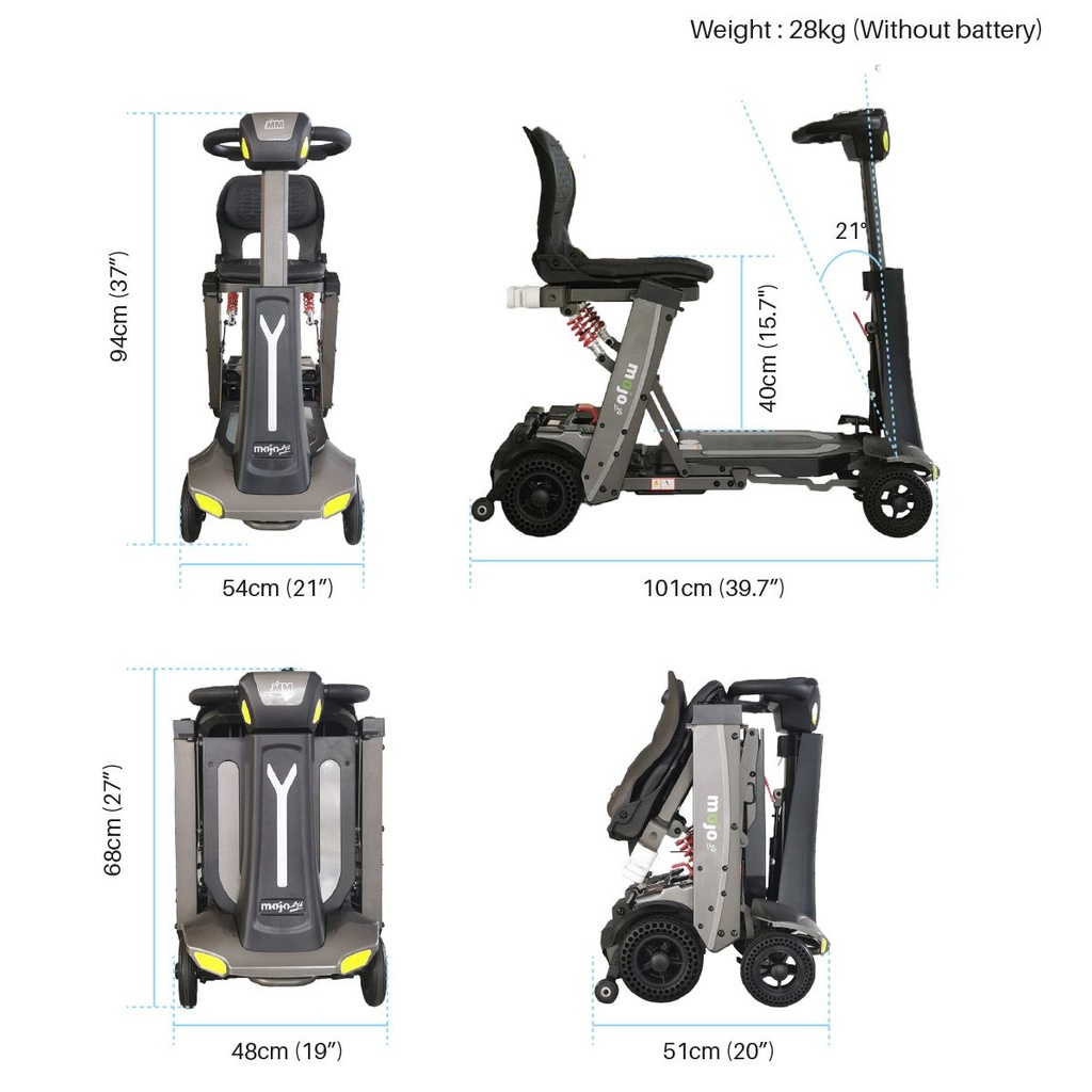 Mojo T200 Mobility Scooter 3