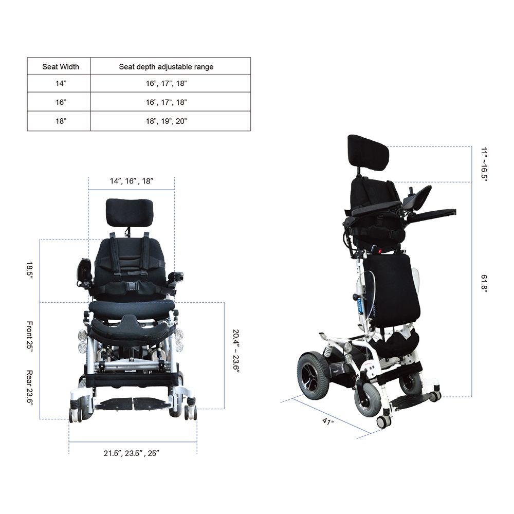 Phoenix - Full-automatic standing wheelchair 7