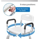 Rotatable bath chair 2