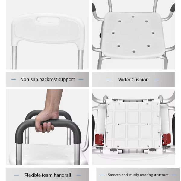 Rotatable bath chair 3