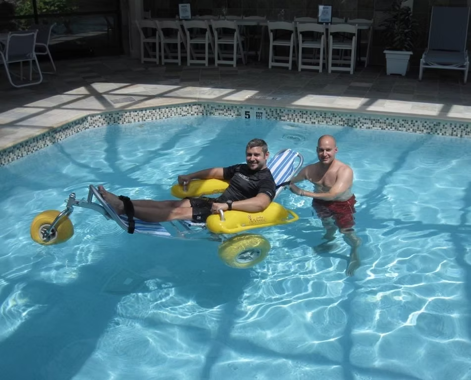 Water Wheels - Floating Water Wheelchair Accessrec 8