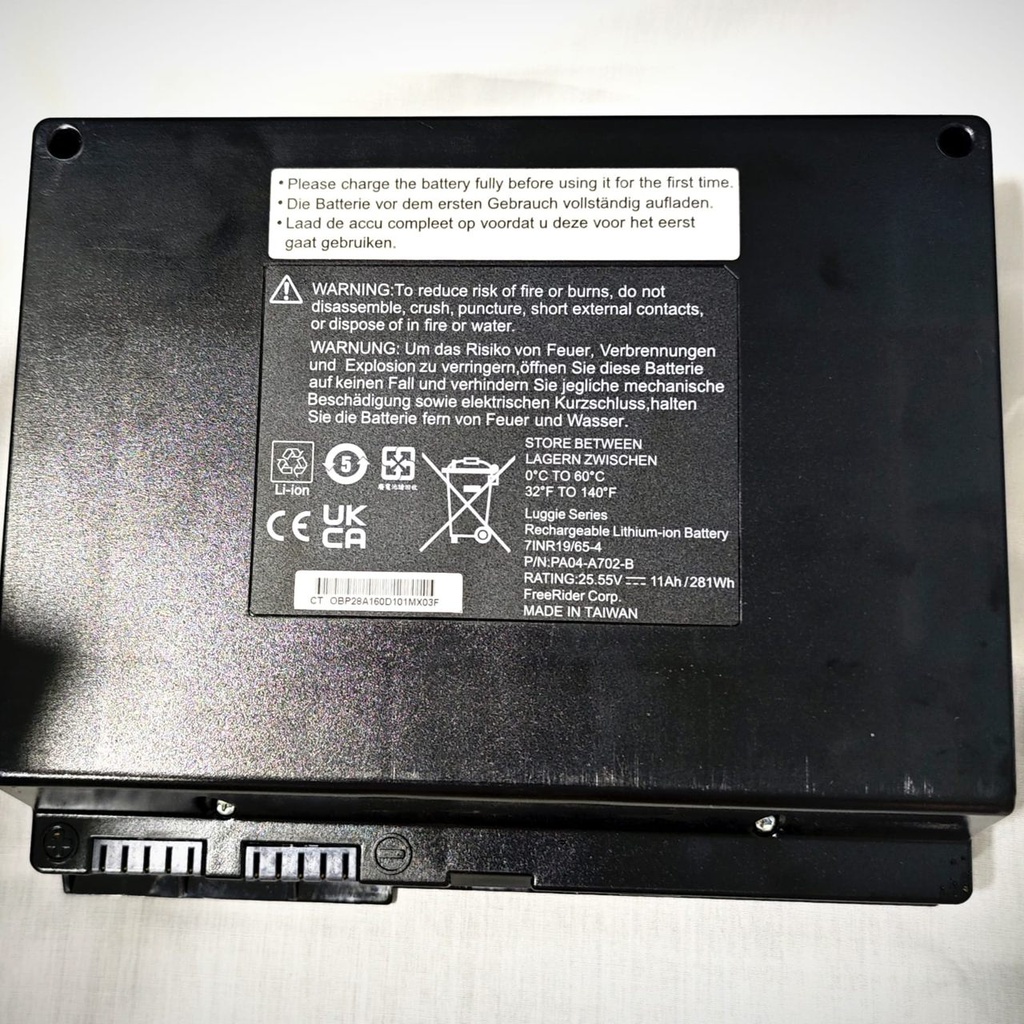 Luggie Lithium Battery - 16.5Ah - PA04-A703-B 2