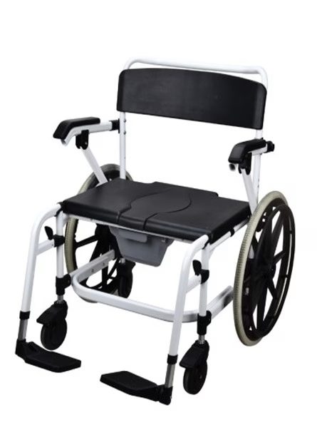 [2489] Heavy-duty Commode Wheelchair 24"