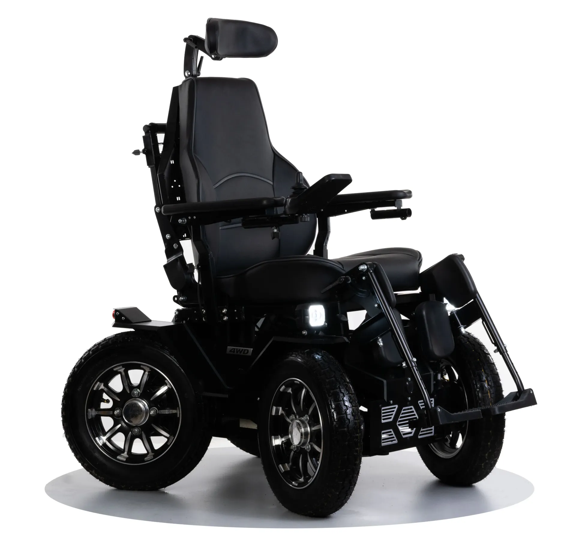 Ultra 4WD PRO -Caterwil all-wheel drive electric wheelchair Blue color