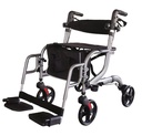 Foldawheel Walker - Multi Purpose Wheelchair and Walker 2 in 1
